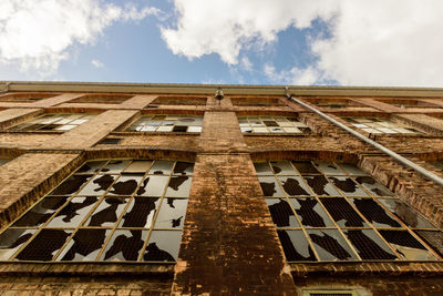 Low angle view of building against sky