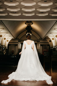 Illuminated lighting equipment on ceiling