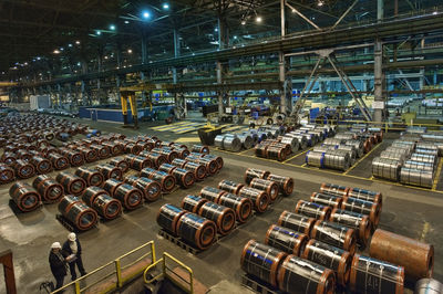 Stack of industry in factory