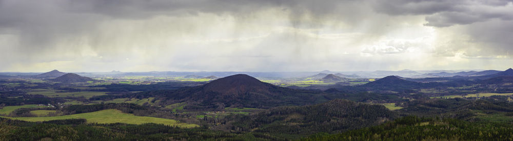 Panoramic view of landscape against sky