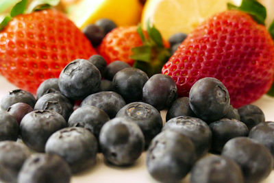 Close-up of strawberries