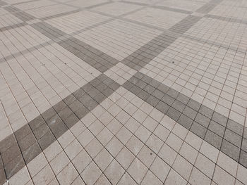 Full frame shot of tiled floor