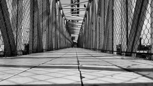 Walkway in sunlight