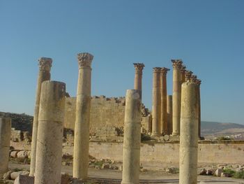 Old ruins against clear sky