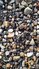 Full frame shot of pebbles