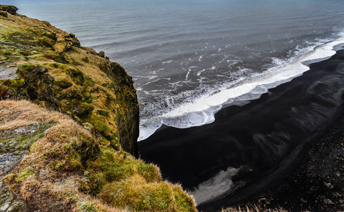 Rocks in sea