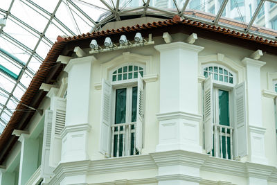 Low angle view of building against sky