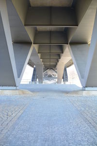 View of bridge in winter