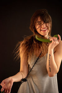 Portrait of a smiling young woman