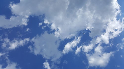 Low angle view of sky