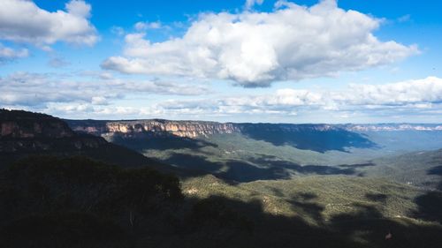 Panoramic view of landscape against sky