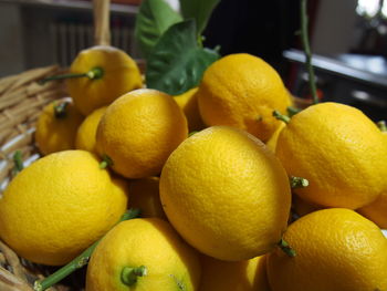 Close-up of fruits for sale at market stall