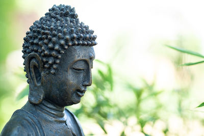 Close-up of buddha statue