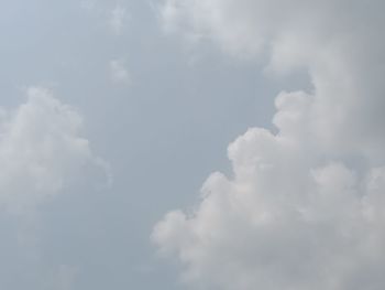 Low angle view of clouds in sky