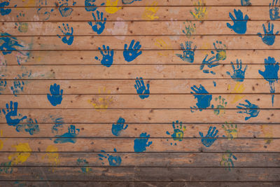 Full frame shot of wooden wall