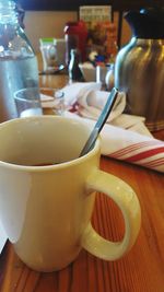 Close-up of drink on table