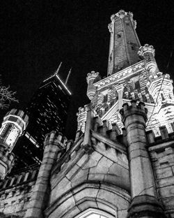 Low angle view of church against sky