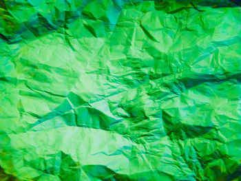 Full frame shot of green paper