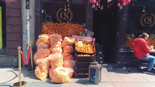 Vegetables for sale in market