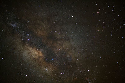 Low angle view of stars in sky