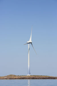 Wind turbine at sea