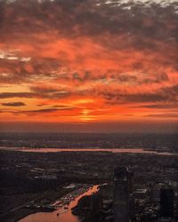 Scenic view of sky at sunset