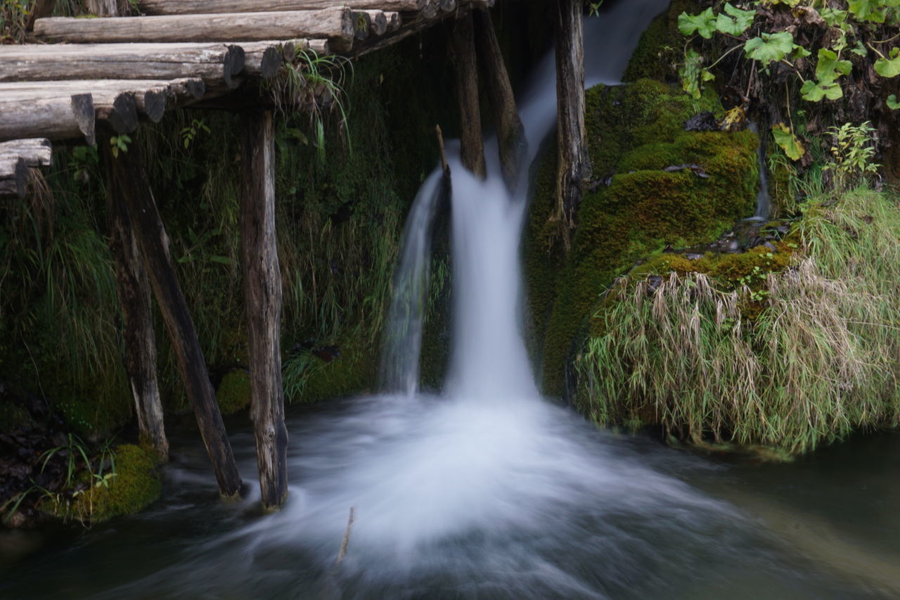 SCENIC VIEW OF WATERFALL