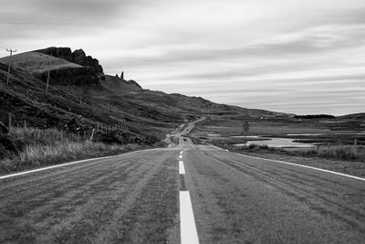 Roads on the isle of skye - scotland