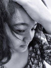 Close-up portrait of a girl