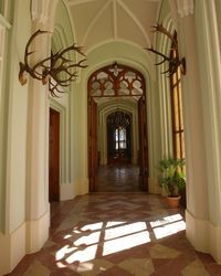 Corridor of building