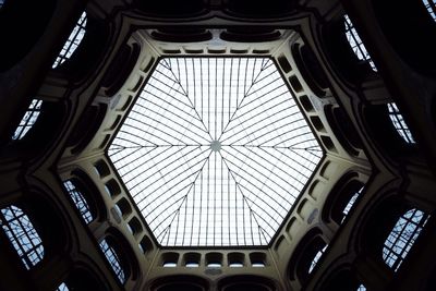 Low angle view of ceiling