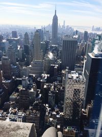 Aerial view of city
