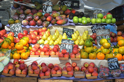 Full frame shot of market stall for sale