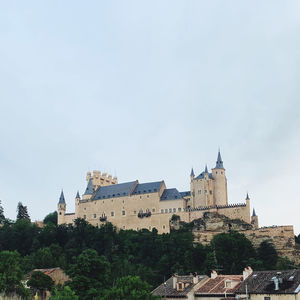 Low angle view of buildings against sky