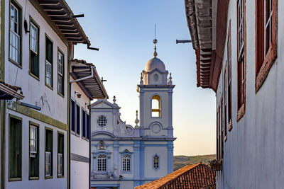 Architecture of the historic city of diamantina in minas gerais and its houses and churches