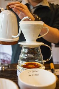 Close-up of drink on table