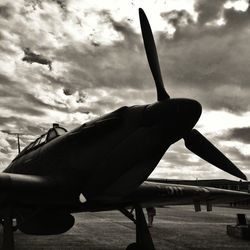 Low angle view of cloudy sky