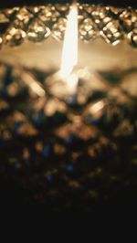 Close-up of illuminated lamp