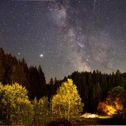 The milky way over jungholz, austria