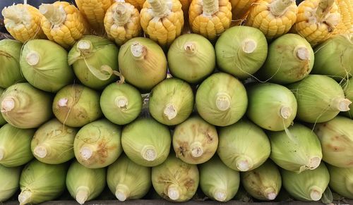 Full frame shot of fruits for sale in market