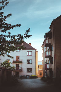 Buildings against sky in city