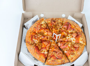 Close-up of pizza