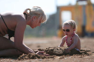 Girl looking at camera