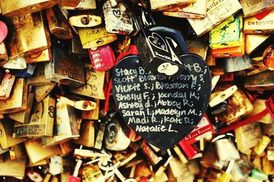 Full frame shot of market stall for sale