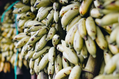 Full frame shot of bananas for sale