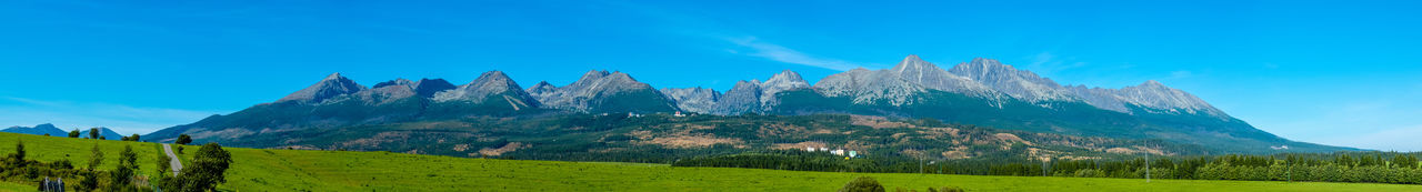 Panoramic view of landscape against sky