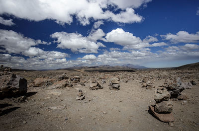 Scenic view of landscape against sky