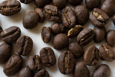 Full frame shot of coffee beans