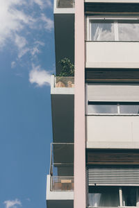 Low angle view of building against sky