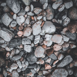 Full frame shot of stones